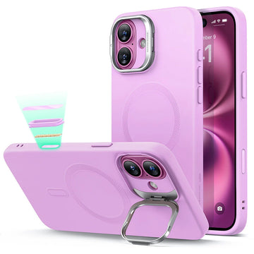 iPhone 16 Plus Cloud Soft Magnetic Case (Camera Control, Stash Stand) - Pink ESR ESR
