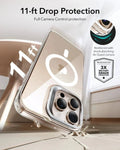 iPhone 16 Pro Max HaloLock Classic Hybrid Case Protection Bundle (Camera Control, Stash Stand) - Clear ESR ESR