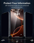 iPhone 16 Pro Max Classic Hybrid Magnetic Case (Camera Control, Stash Stand) & Privacy Screen Protector Bundle - Clear ESR ESR