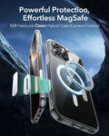 iPhone 16 Pro Classic Hybrid Magnetic Case (Camera Control) & Screen Protection Bundle - Clear ESR ESR