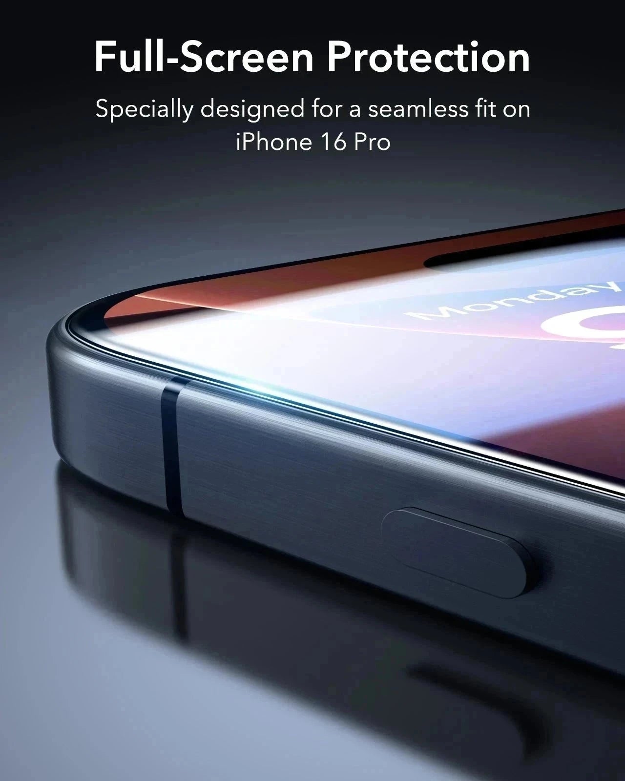 iPhone 16 Pro Classic Hybrid Magnetic Case (Camera Control) & Screen Protection Bundle - Clear ESR ESR