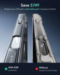 iPhone 16 Pro Max Armor Tough Magnetic Case (Camera Control, Stash Stand) - Clear ESR ESR