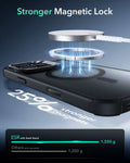 iPhone 16 Pro Armor Tough Magnetic Case (Camera Control, Stash Stand) - Frosted Black ESR ESR