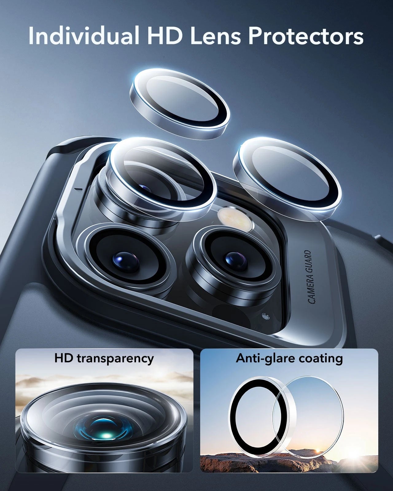 iPhone 16 Pro Armor Tough Magnetic Case (Camera Control, Stash Stand) - Frosted Black ESR ESR