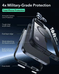 iPhone 16 Pro Armor Tough Magnetic Case (Camera Control, Stash Stand) - Clear Black（复制） ESR ESR