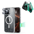 iPhone 16 Pro Max Classic Hybrid Magnetic Case (Camera Control) & Screen Protection Bundle - Clear Shimmer ESR ESR