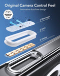 iPhone 16 Pro Max HaloLock Classic Hybrid Case (Camera Control) - Clear Shimmer ESR
