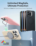 iPhone 16 Pro Max Cloud Soft Magnetic Case (Camera Control, Stash Stand) - Black ESR ESR
