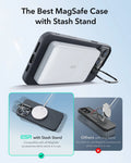 iPhone 16 Pro Max Cloud Soft Magnetic Case (Camera Control, Stash Stand) - Black ESR ESR