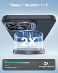 iPhone 16 Pro Max Cloud Soft Magnetic Case (Camera Control, Stash Stand) - Black ESR ESR
