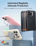 iPhone 16 Pro Cloud Soft Magnetic Case (Camera Control, Stash Stand) - Black ESR ESR