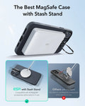 iPhone 16 Cloud Soft Magnetic Case (Camera Control, Stash Stand) - Black ESR ESR