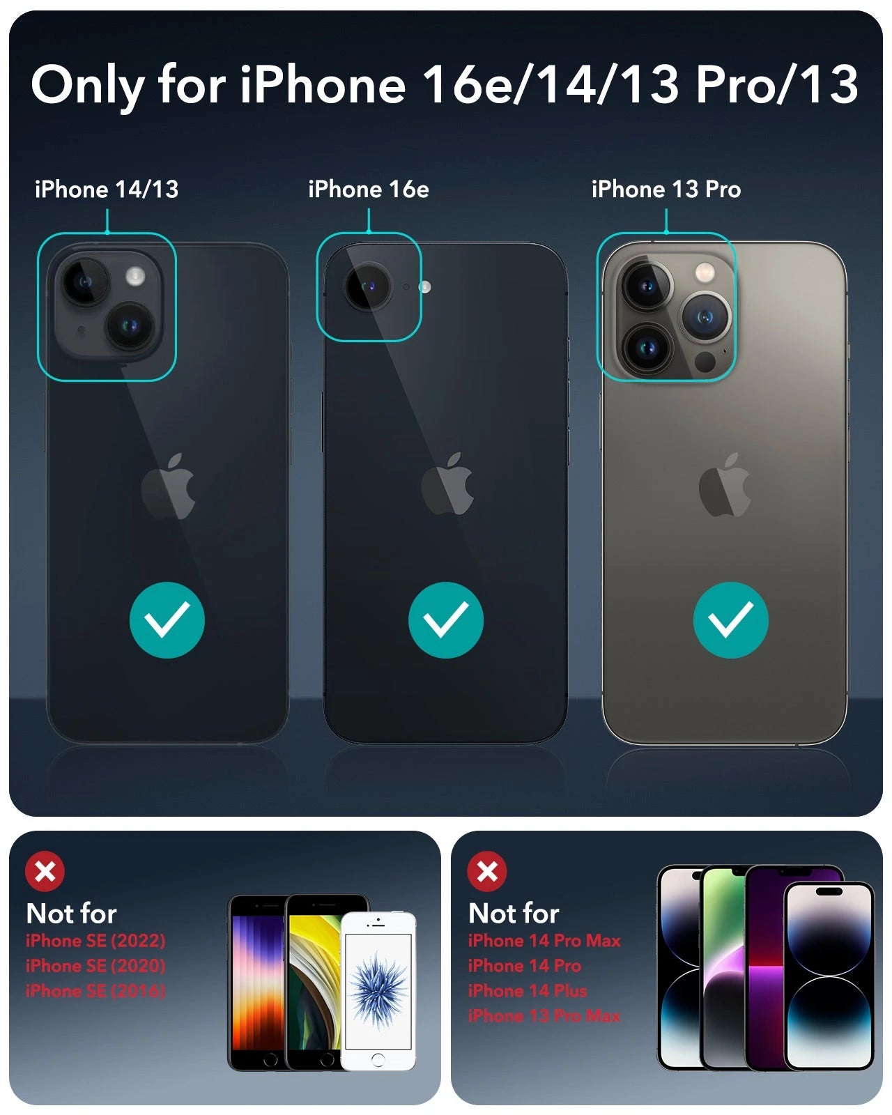 iPhone 16e UltraFit Classic Privacy Screen Protector - 3 Pack with Alignment Frame ESR ESR