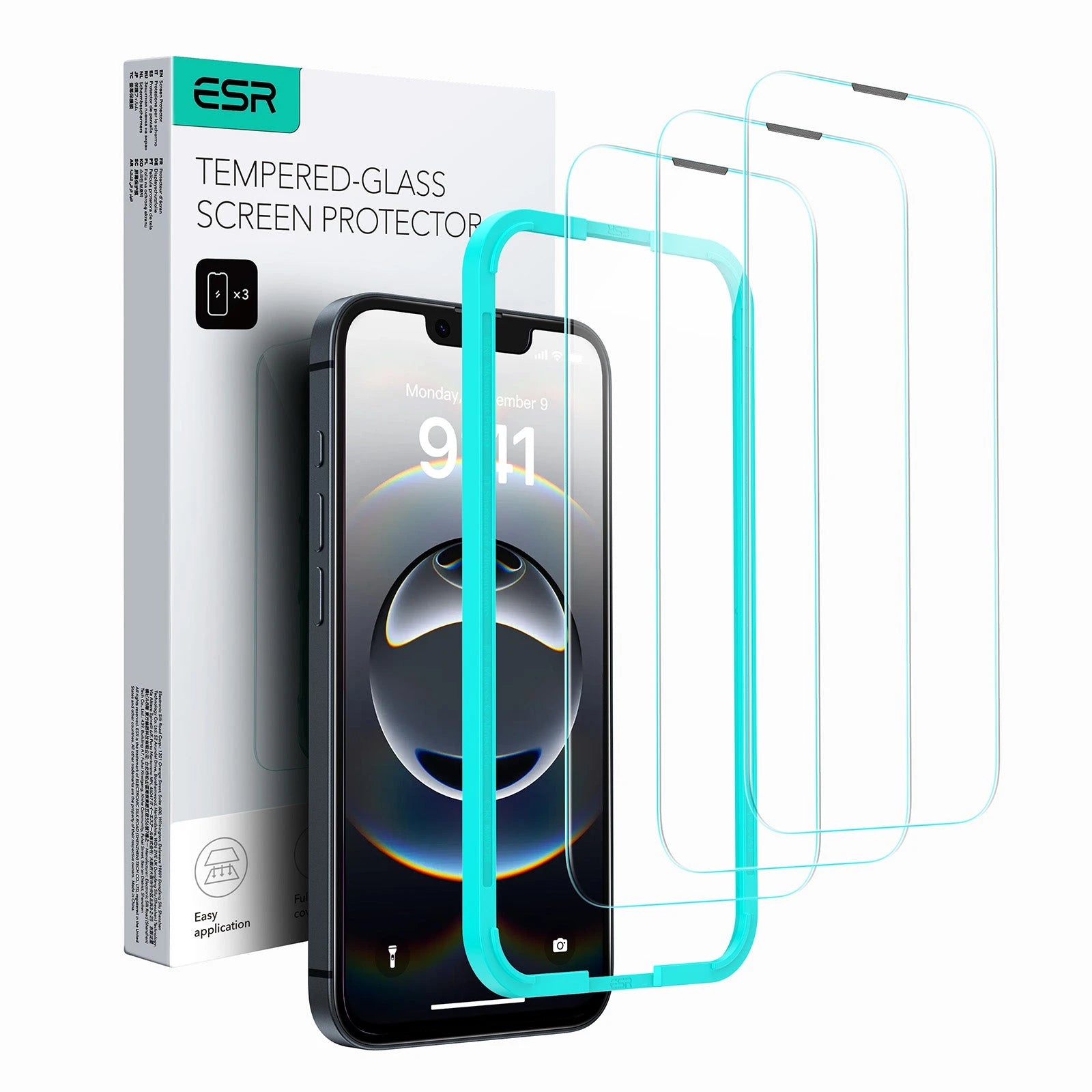 iPhone 16e UltraFit Classic Screen Protector - 3 Pack with Alignment Frame ESR ESR