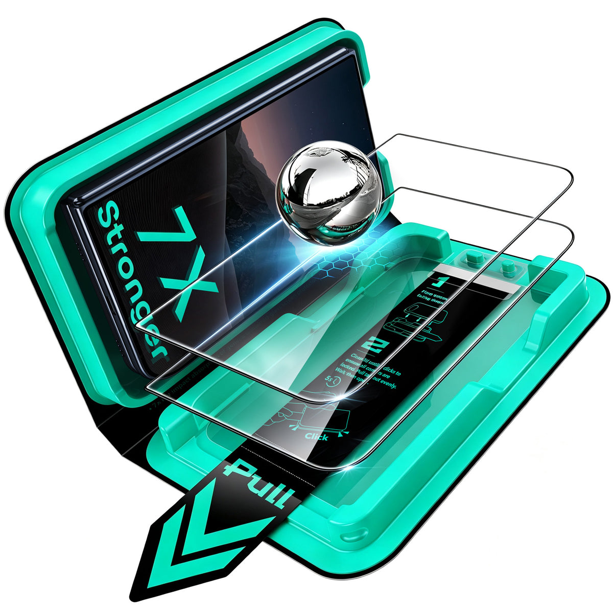 iPhone Duo Armorite Tempered Glass Screen Protecor 2Pack