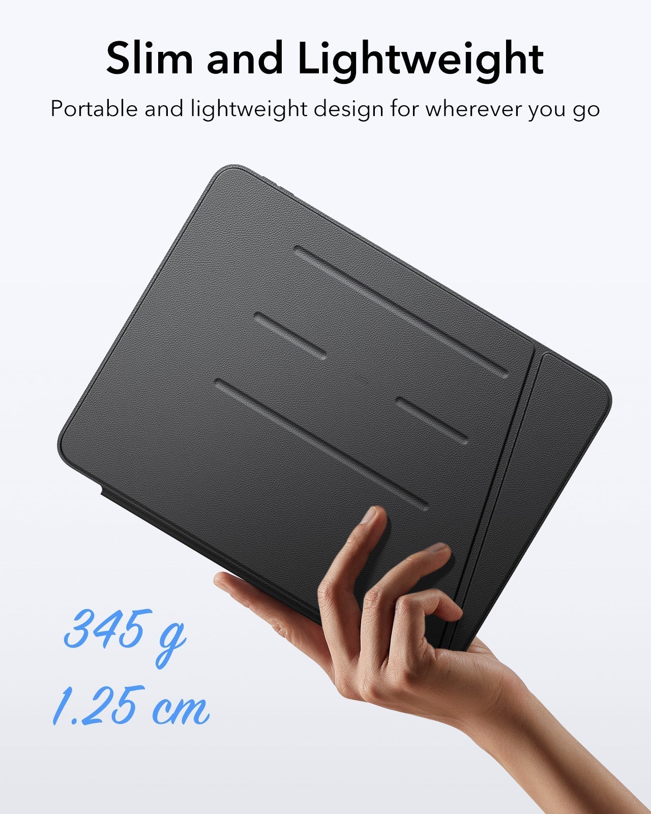 iPad Air 11" (2025) Flip Magnetic Case with Pencil Holder - Black ESR ESR