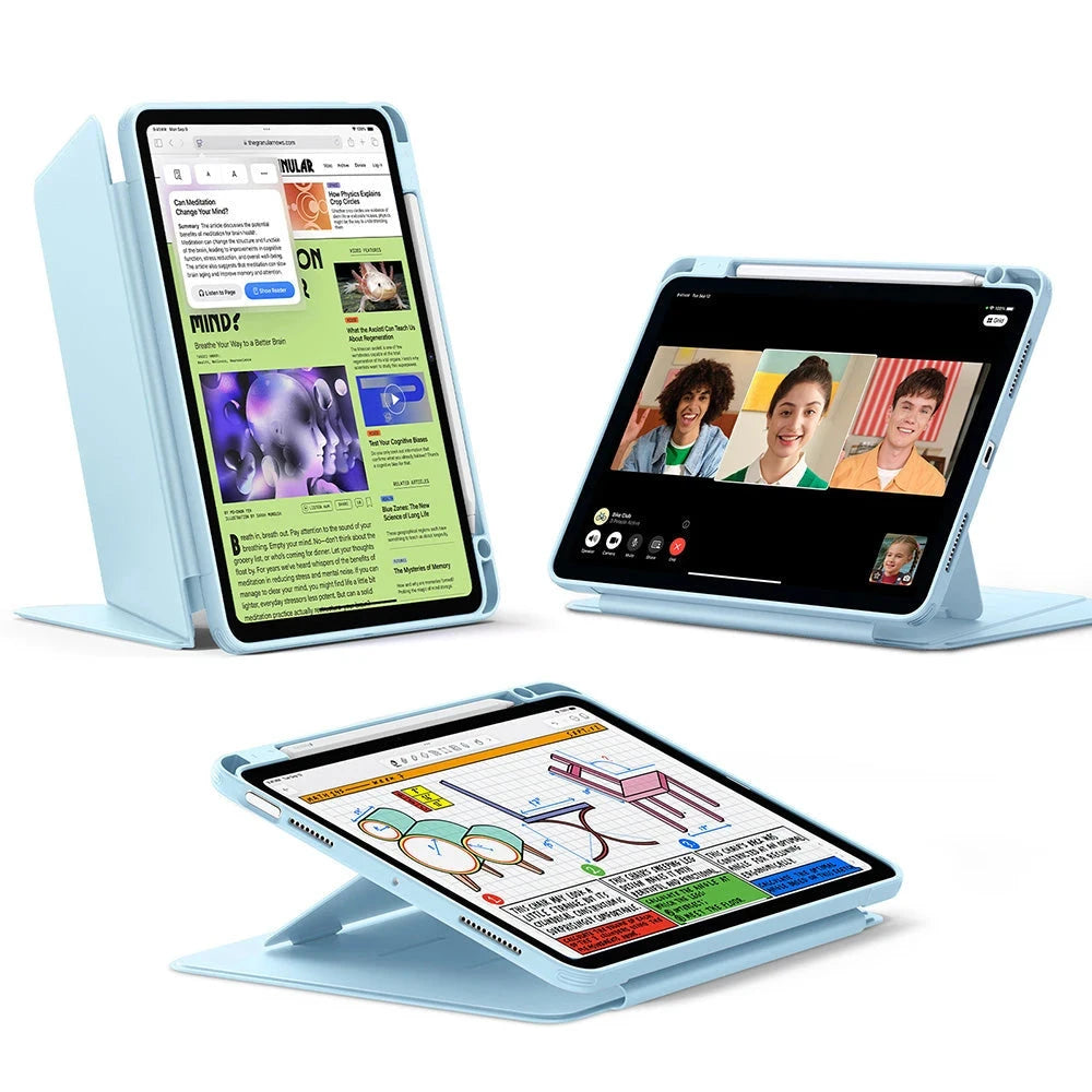iPad Air 11" (2025) Flip Magnetic Case with Pencil Holder - Sky Blue ESR ESR