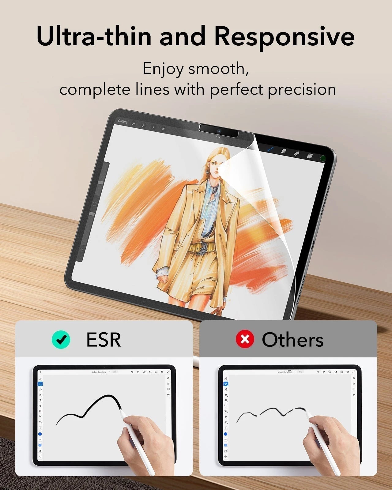iPad Air 13ʺ (2025/2024) Rebound Art Bundle - Pink ESR ESR