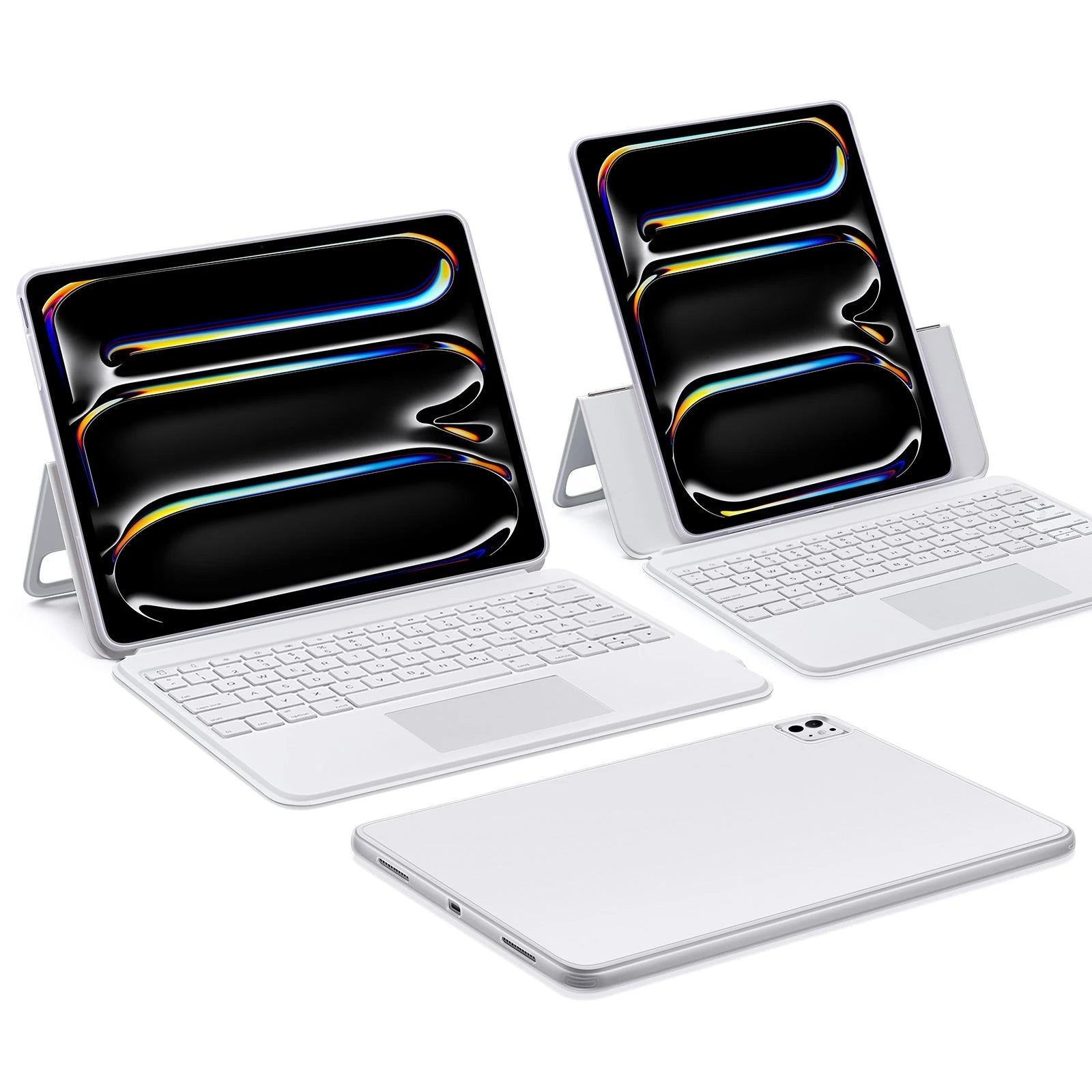 iPad Pro 13" (2024) Ascend Tastaturhülle - DE Layout - White ESR ESR