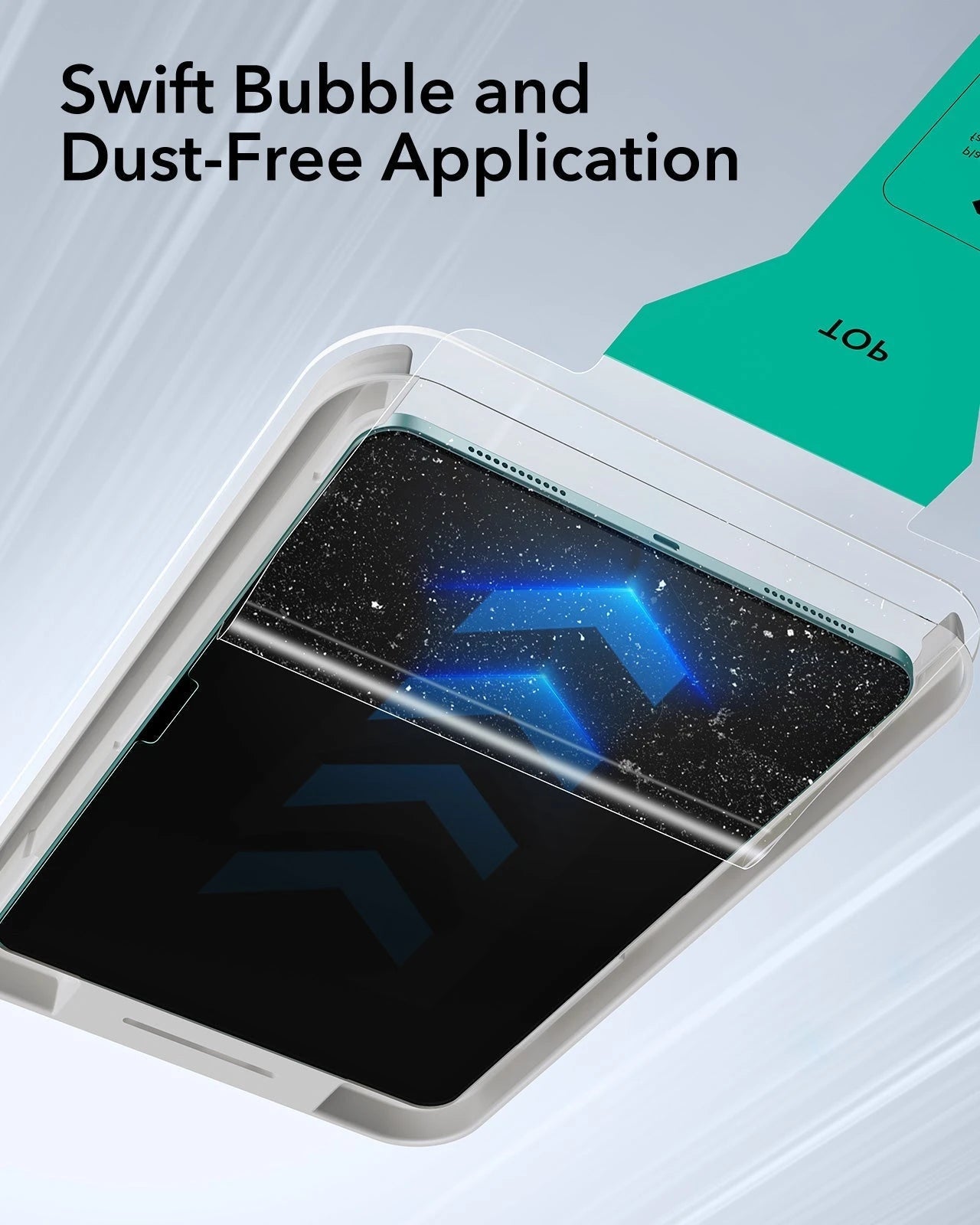 iPad Air 13" (2025) Paper-Feel Tempered-Glass Screen Protector Set - 2 Paper-Feel Tempered-Glass + 2 UltraFit Classic ESR ESR