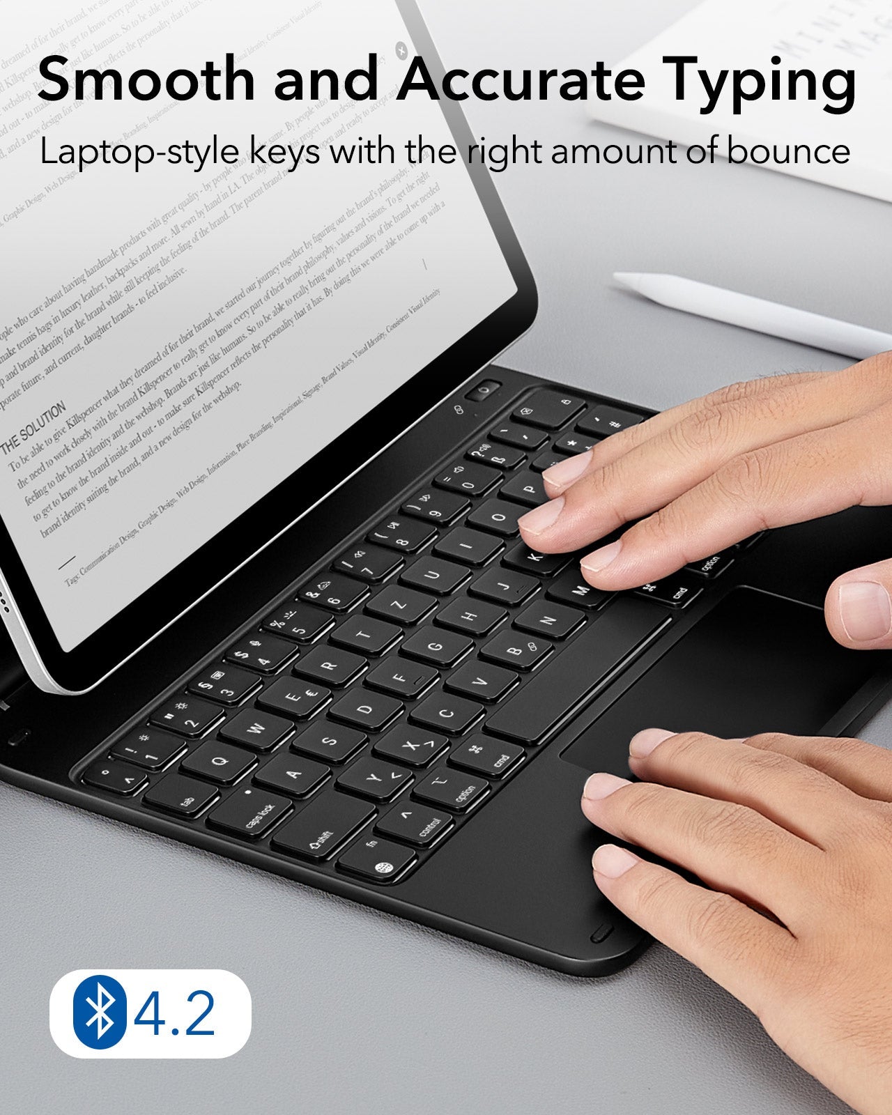 iPad Air 11 Zoll (2025) Rebound Magnetische Tastatur Hülle - DE Layout ESR ESR