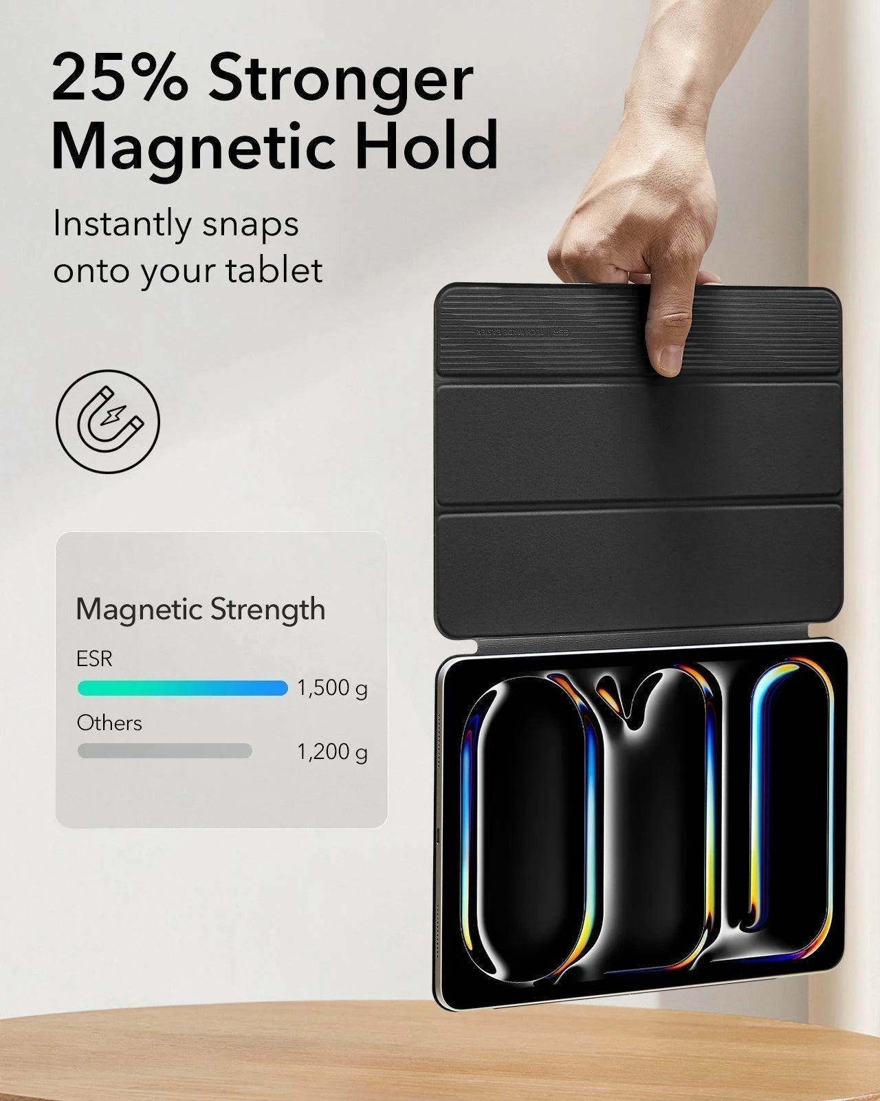 iPad Pro 11" (2024) Rebound Magnetic Case - Black ESR ESR