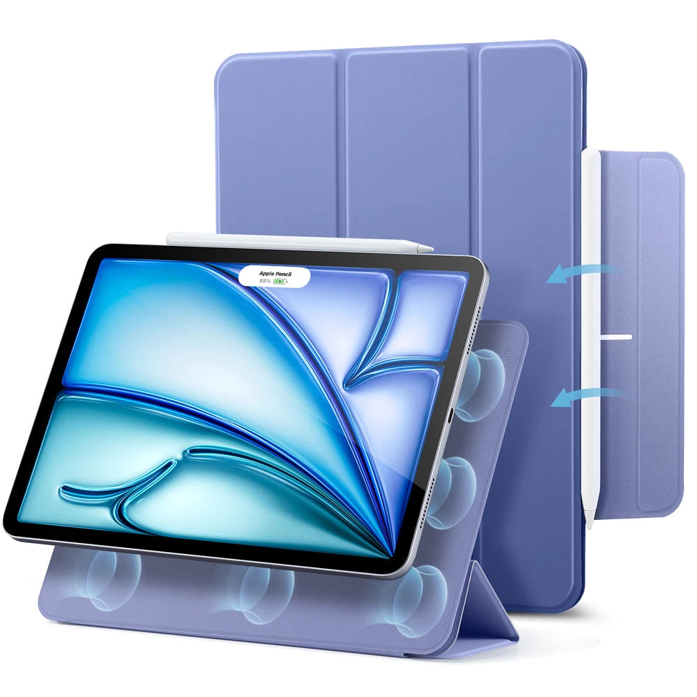 iPad Air 11″ (2025) Rebound Magnetic Case - Purple - ESR 