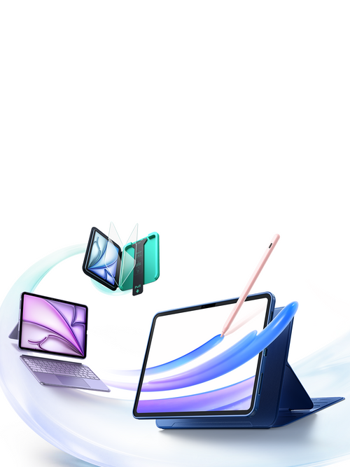 Étui élégant pour iPad avec clavier et protections d'écran 2026